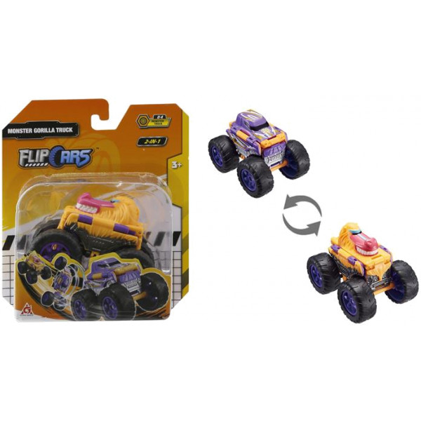 Фото - Машинка-трансформер Flip Cars 2 в 1 Монстр-трак Горила (EU463875A-04)