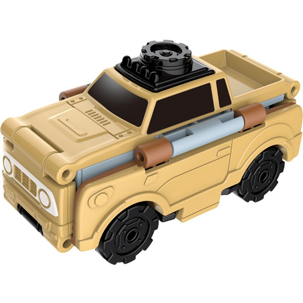 Фото - Машинка-трансформер Flip Cars 2 в 1 Парадна вантажівка і Автоцистерна (EU463875-28)