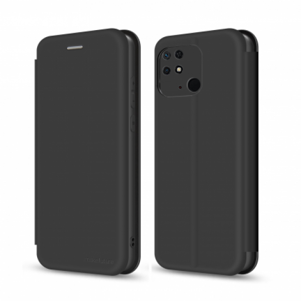 Фото - Чохол для смартфону MakeFuture Flip Soft-Touch PU Xiaomi Redmi 10C Black (MCP-XR10CBK)