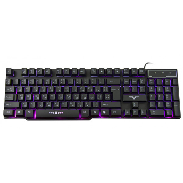 Фото - Клавіатура дротова Frime Firefly II Black USB (FLK19110)