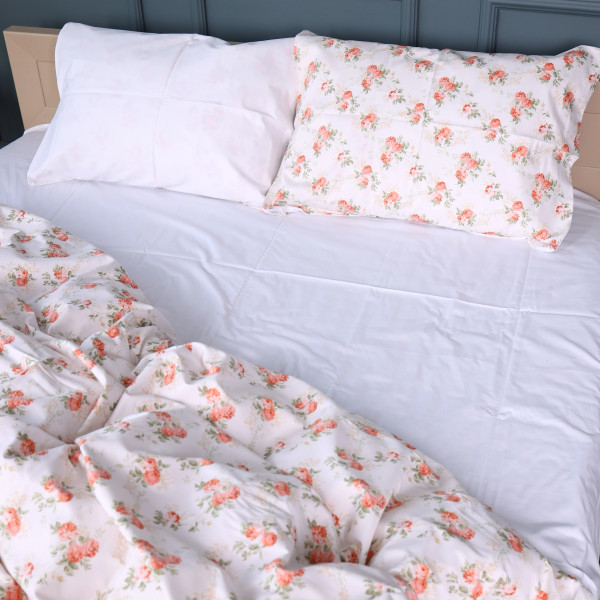 Фото - Наволочка MirSon Сатин 22-1399 Flower Fantasy 70х70 см (2200010566246)