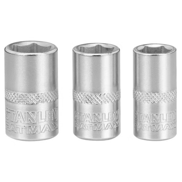 Фото - Набір торцевих голівок Stanley 1/4" Maxi Drive 3 шт. (FMMT17091-0)