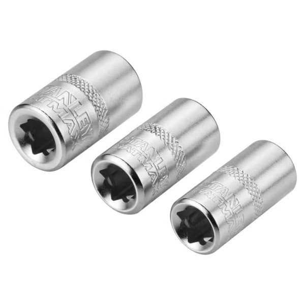 Фото - Набір торцевих голівок Stanley 1/4" Maxi Drive 3 шт. (FMMT17091-0)