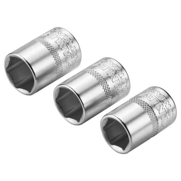 Фото - Набір торцевих голівок Stanley 1/4" Maxi Drive 3 шт. (FMMT17092-0)