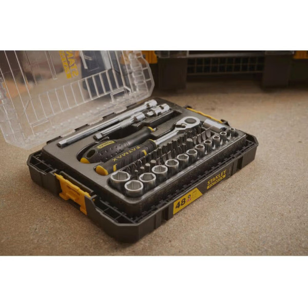 Фото - Набір торцевих голівок Stanley 1/4" FATMAX Maxi Drive 48 шт. (FMMT98101-0)