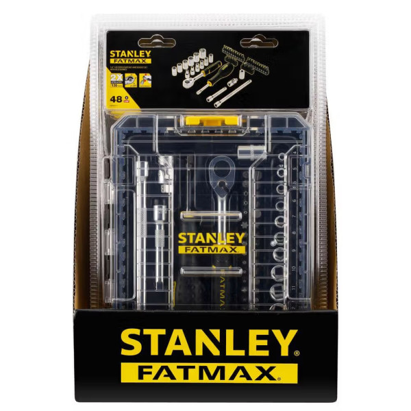 Фото - Набір торцевих голівок Stanley 1/4" FATMAX Maxi Drive 48 шт. (FMMT98101-0)