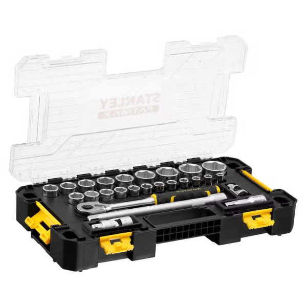 Фото - Набір торцевих голівок Stanley 1/2" FATMAX Maxi Drive 26 шт. (FMMT98103-1)