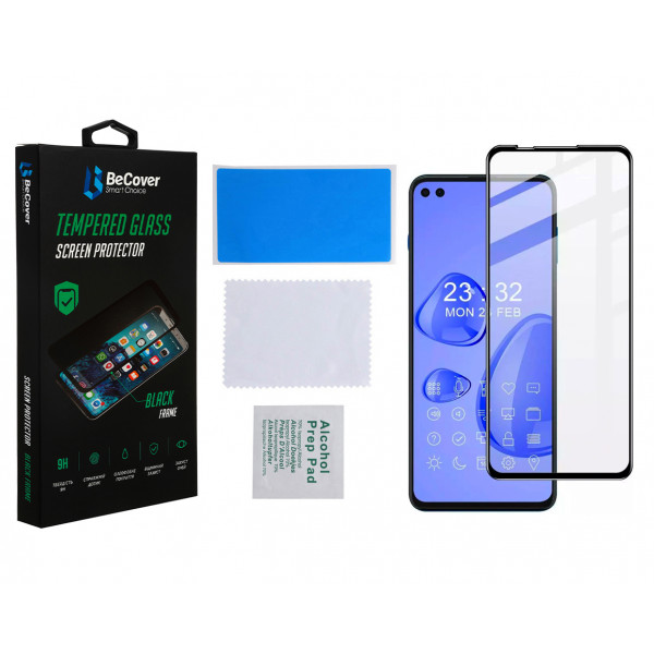 Фото - Захисне скло для смартфону BeCover for Motorola Moto G100 Black (706895)