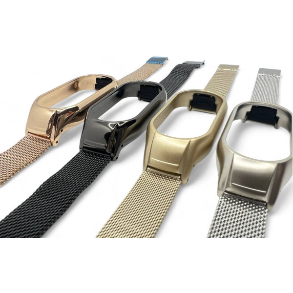Фото - Ремінець для фітнес-браслета BeCover Metal for Xiaomi Mi Smart Band 9 Silver (711979)