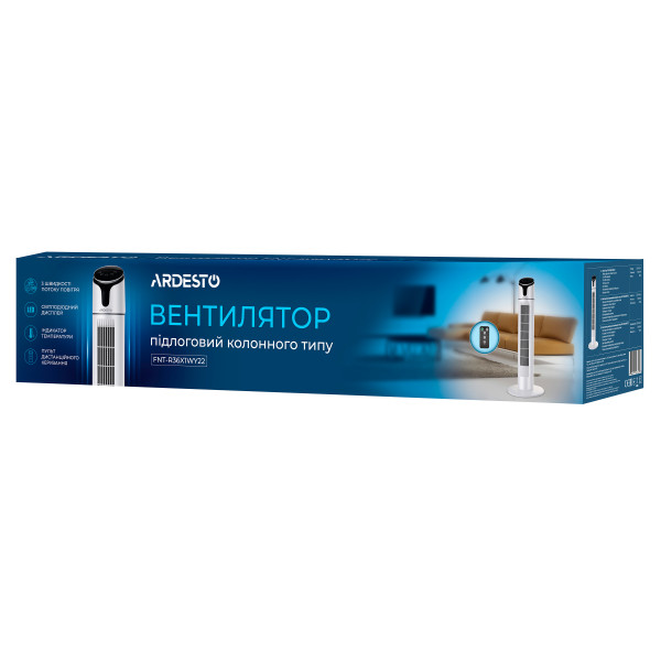 Фото - Вентилятор підлоговий Ardesto FNT-R36X1WY22