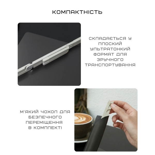 Фото - Підставка під ноутбук Native Union Fold Laptop Stand Sandstone (FOLD-STAND-SAN-RP)