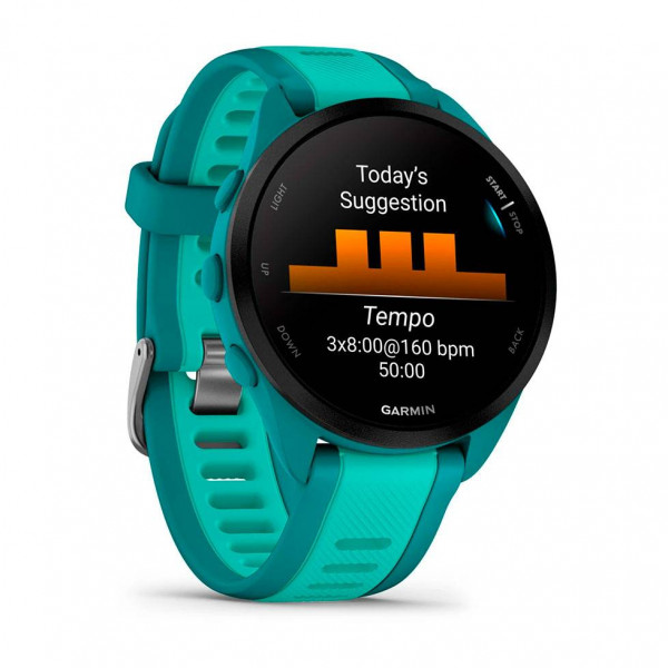 Фото - Смарт-часы Garmin Forerunner 165 Music Turquoise/Aqua (010-02863-32)