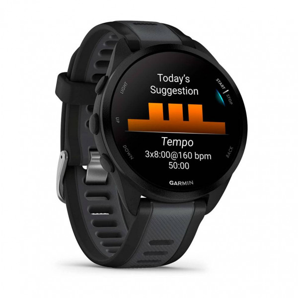 Фото - Смарт-часы Garmin Forerunner 165 Music Black/Slate Grey (010-02863-30)