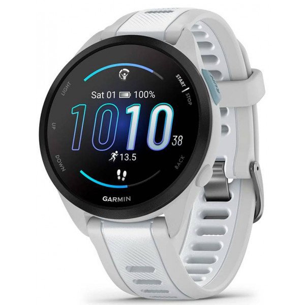 Фото - Смарт-часы Garmin Forerunner 165 Music Mist Grey/Whitestone (010-02863-31)