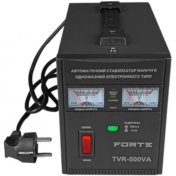 Фото - Стабілізатор напруги Forte TVR-500VA