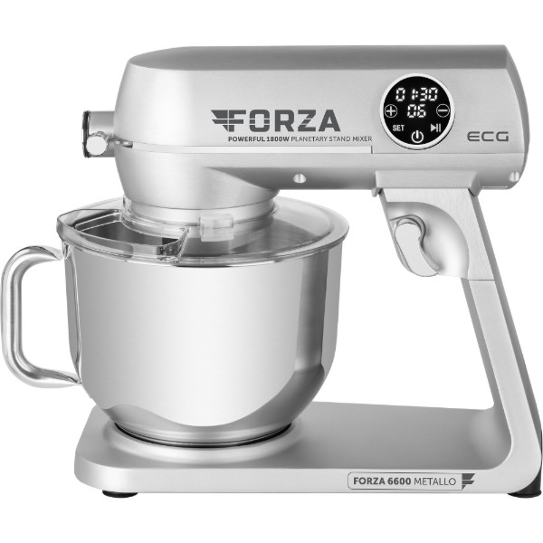 Фото - Кухонный комбайн ECG FORZA 6600 Metallo Argento