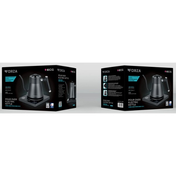 Фото - Електричний чайник ECG Forza 8000 Pour over Nero