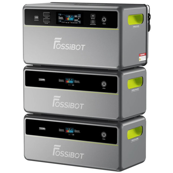 Фото - Зарядна станція універсальна FOSSIBOT FBP1200W+2xBattery (1200 Вт,3916 Вт)