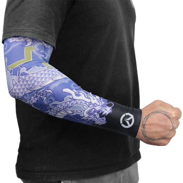 Фото - Геймерский рукав Overwatch 2 Hanzo tatoo бесшовный XL синий (FOWSLEEVHANZTATXL)