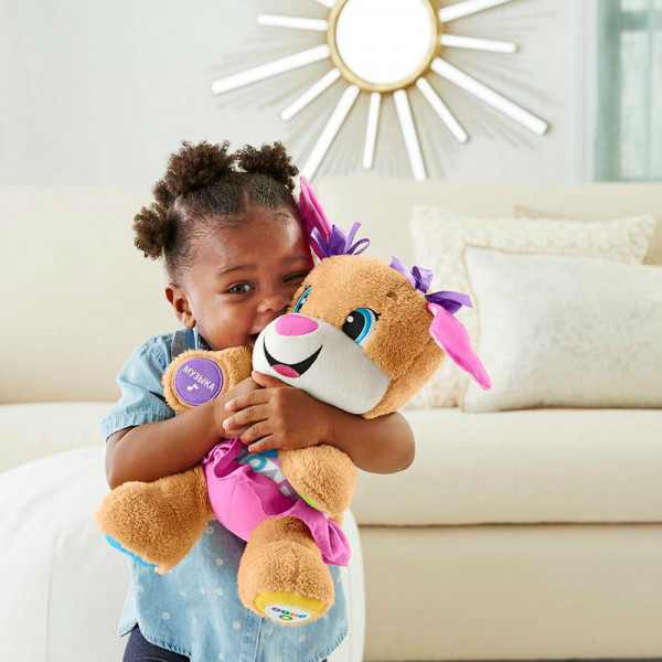 Фото - Интерактивное животное Fisher-Price Сестричка Ученого щенка с технологией Smart Stages обновл. (рус.) (FPP81)