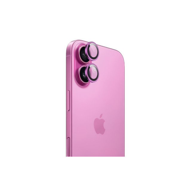 Фото - Захисне скло для смартфону ILera FocusPro Lens for camera iPhone 16 / 16 Plus Pink (iLFPPn16)