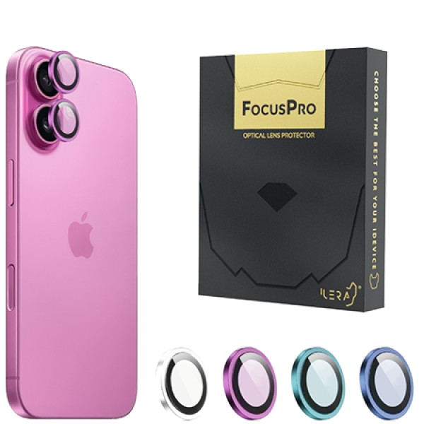 Фото - Захисне скло для смартфону ILera FocusPro Lens for camera iPhone 16 / 16 Plus Pink (iLFPPn16) Фото - Захисне скло для смартфону ILera FocusPro Lens for camera iPhone 16 / 16 Plus Pink (iLFPPn16)