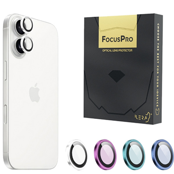 Фото - Захисне скло для смартфону ILera FocusPro Lens for camera iPhone 16 / 16 Plus White (iLFPW16) Фото - Захисне скло для смартфону ILera FocusPro Lens for camera iPhone 16 / 16 Plus White (iLFPW16)