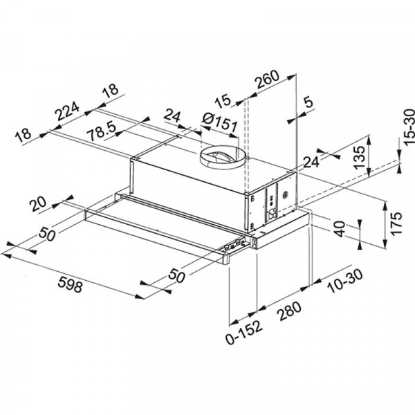 Фото - Вытяжка встраиваемая Franke Flexa FTC 612 XS V2 (315.0532.375)