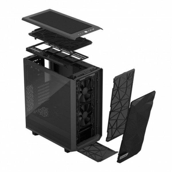 Фото - Корпус Fractal design ATX без БП Meshify 2 Compact Gray TG LT (FD-C-MES2C-04)