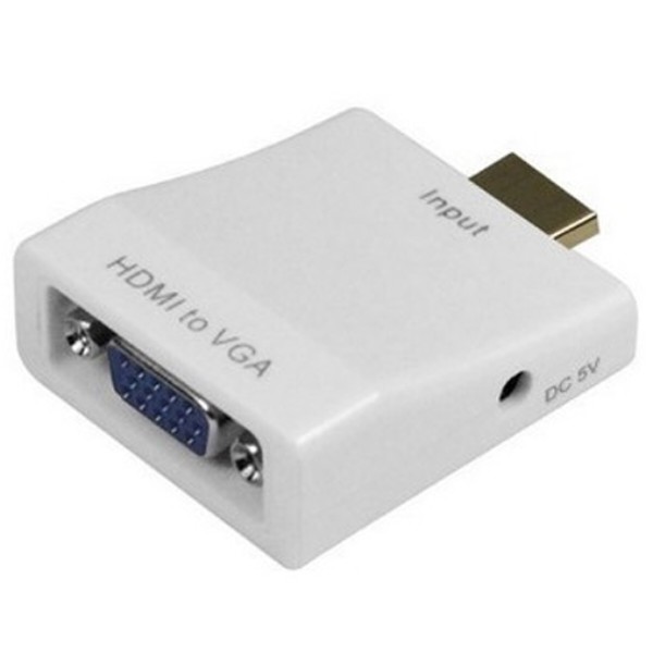 Фото - Переходник Fractal design HDMI M - VGA F White RTL (B00230)