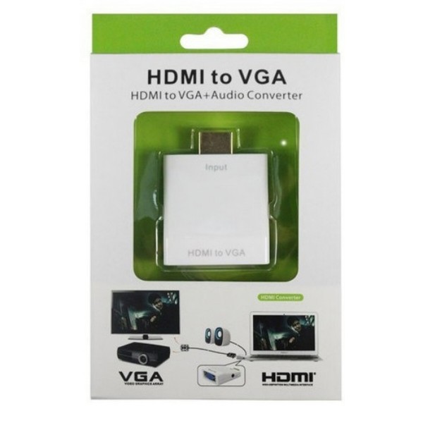 Фото - Переходник Fractal design HDMI M - VGA F White RTL (B00230)