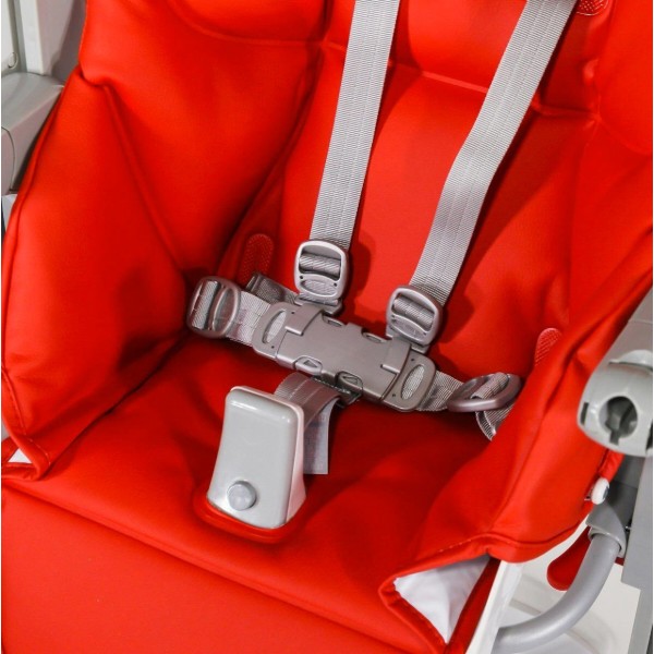 Фото - Стульчик-качалка для кормления Peg-Perego Tatamia Follow Me Fragola (красный)