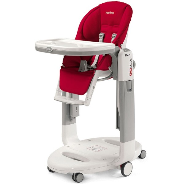 Фото - Стульчик-качалка для кормления Peg-Perego Tatamia Follow Me Fragola (красный)