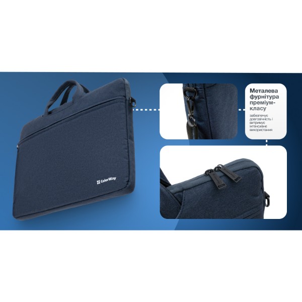 Фото - Сумка для ноутбуку Colorway Casual 15.6 Navy (CW-LBC156-NV)
