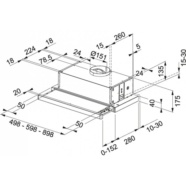 Фото - Вытяжка встраиваемая Franke FTC 612 WH V2 (110.0200.734)