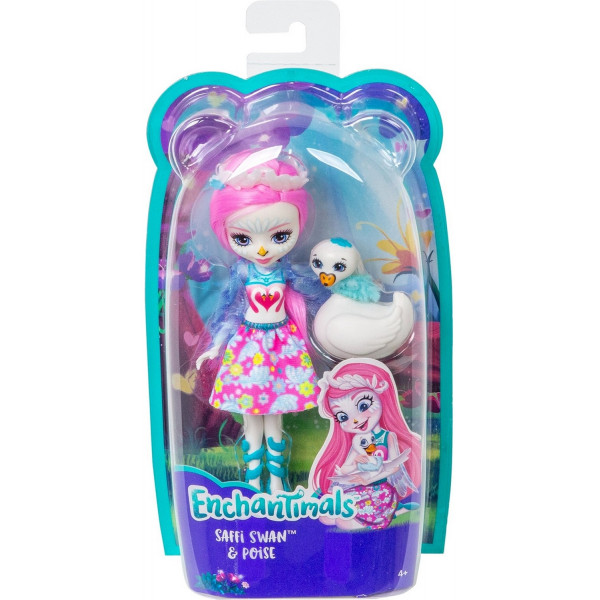 Фото - Коллекционная кукла Enchantimals Лебедь Саффи (FRH38)