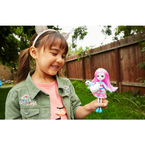 Фото - Коллекционная кукла Enchantimals Лебедь Саффи (FRH38)