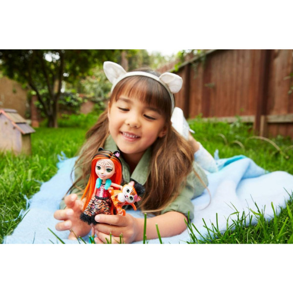 Фото - Коллекционная кукла Enchantimals Тигренок Тензи (FRH39)