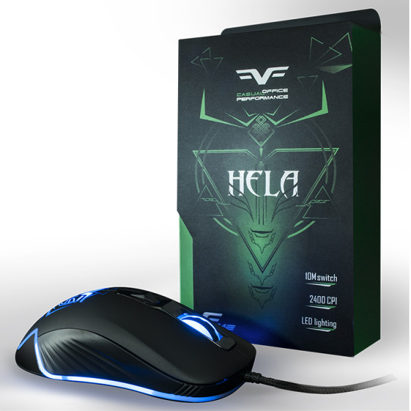 Фото - Мышь проводная игровая Frime Hela Black USB (FMC1840)