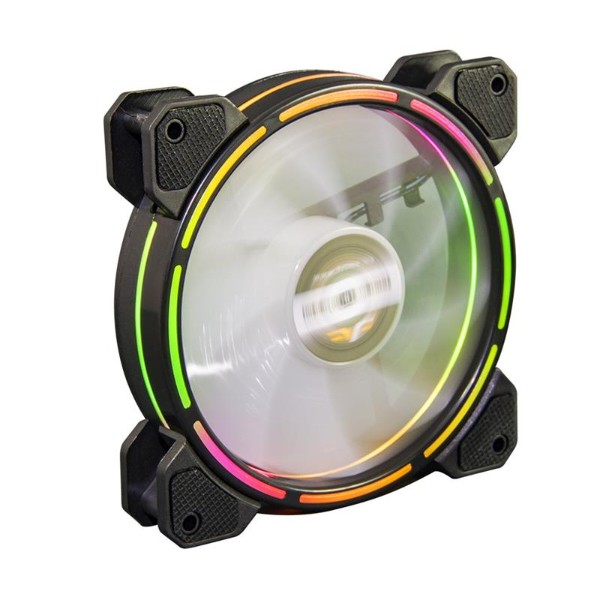 Фото - Корпусный вентилятор Frime Iris LED Fan Think Ring RGB HUB (FLF-HB120TRRGBHUB16)