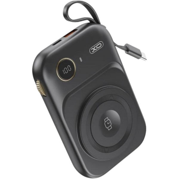 Фото - Батарея мобильная XO PR270 Magnetic MagSafe 15W 3-in-1+PD20W/QC22.5W 10000 mAh Black