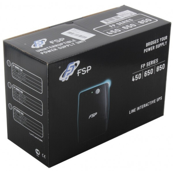 Фото - Источник бесперебойного питания FSP FP850 850VA Smart (PPF4801102)