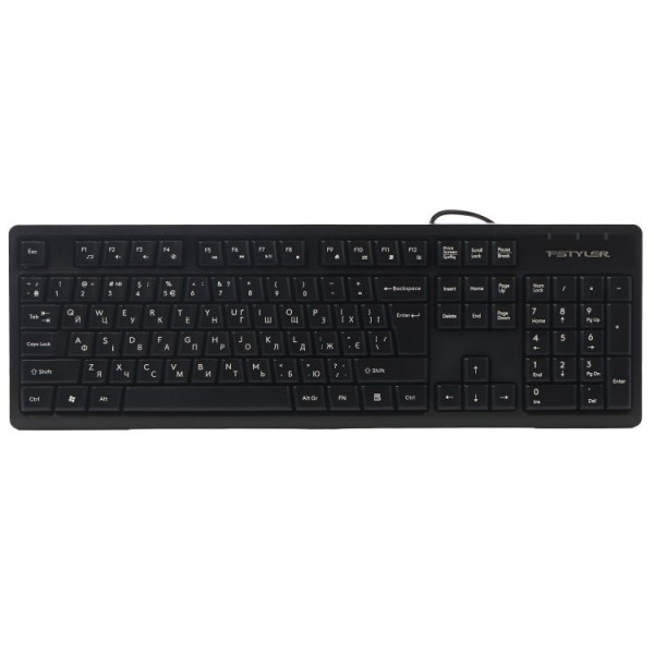 Фото - Клавіатура дротова A4tech FKS12 (Black)