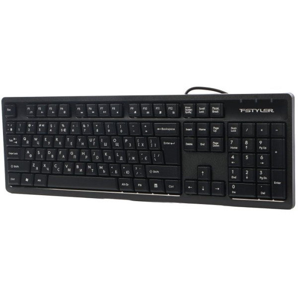 Фото - Клавіатура дротова A4tech FKS12 (Black)