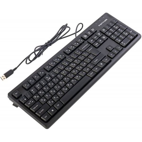 Фото - Клавіатура дротова A4tech FKS12 (Black)