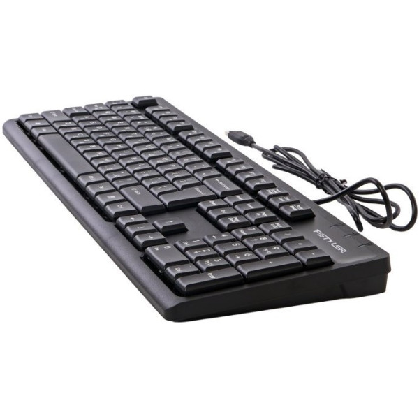 Фото - Клавіатура дротова A4tech FKS12 (Black)
