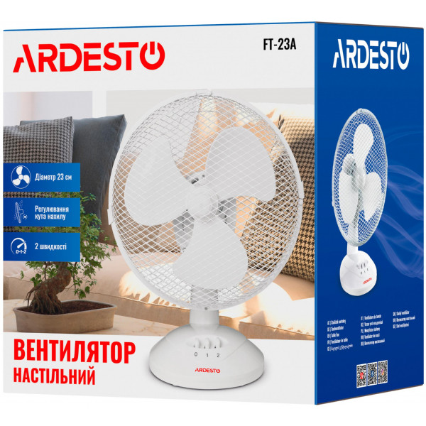 Фото - Вентилятор настільний Ardesto FT-23A