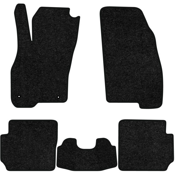 Фото - Коврики ворсовые в салон авто EVAtech Standard для Fiat Punto Classic 3-doors 1999-2011 2 поколение Htb EU черный кант FT1445CV5FL2VEB