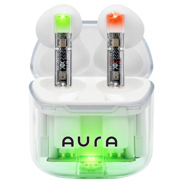 Фото - Навушники вкладиші бездротові TWS Aura 6 White (TWSA6W) Фото - Навушники вкладиші бездротові TWS Aura 6 White (TWSA6W)
