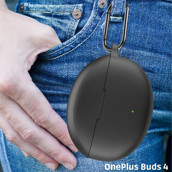 Фото - Чохол для навушників BeCover Silicon for OnePlus Buds 4 Black (714834)